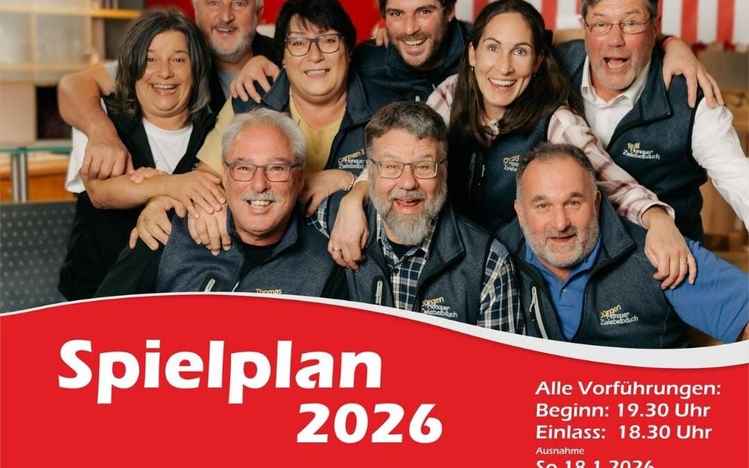 Honauer Zwiebelbäuch – Spielplan 2026: